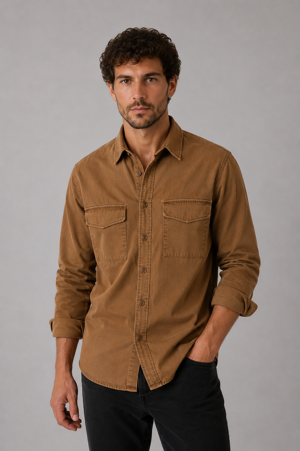 Drakon | Premium Vintage Cargo Shirt for Men