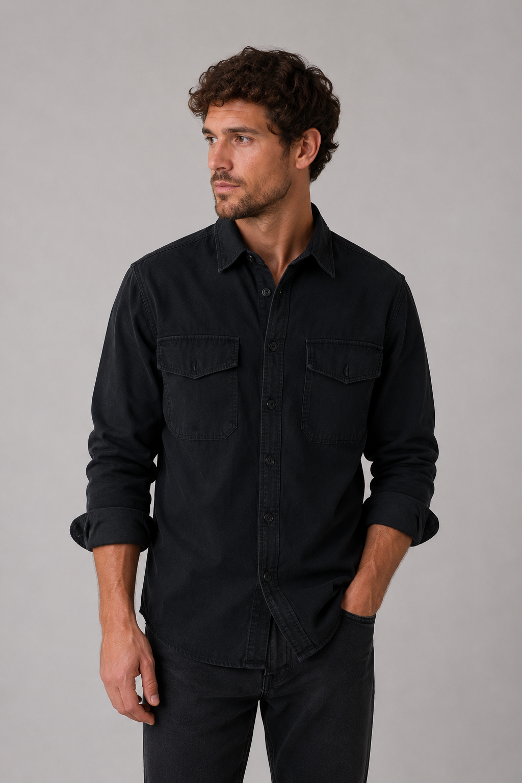 Drakon | Premium Vintage Cargo Shirt for Men