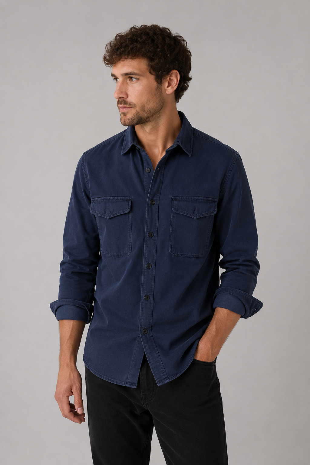 Drakon | Premium Vintage Cargo Shirt for Men
