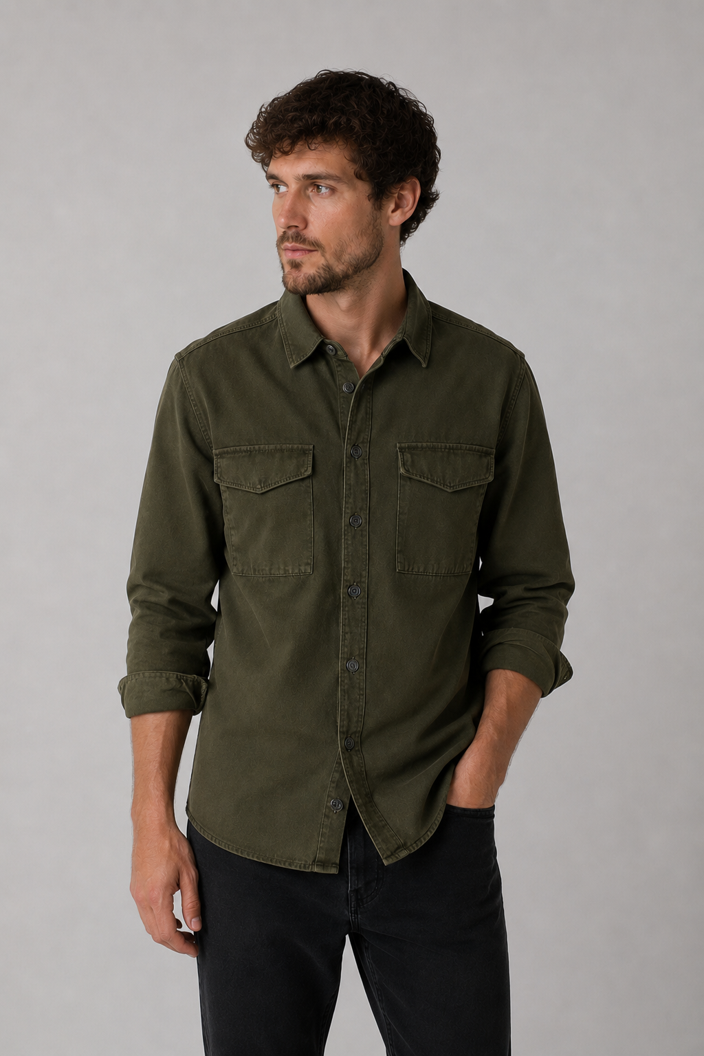 Drakon | Premium Vintage Cargo Shirt for Men