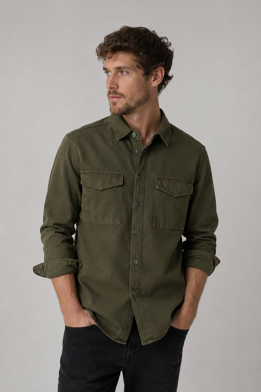 Drakon | Premium Vintage Cargo Shirt for Men