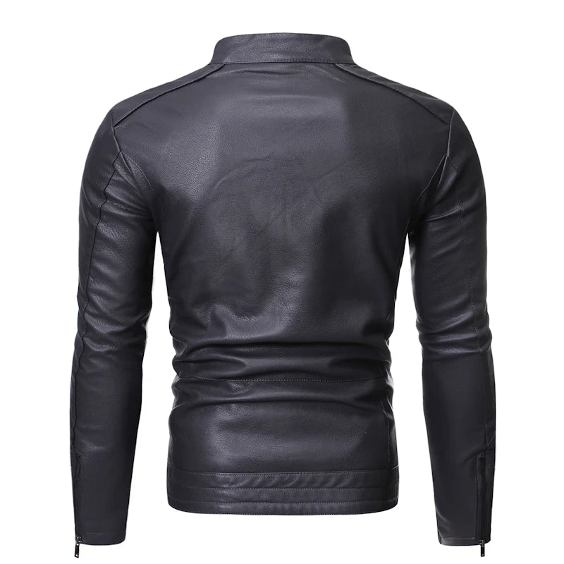 Lederjacke für Herren – Slim Fit