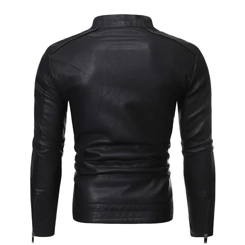 Lederjacke für Herren – Slim Fit