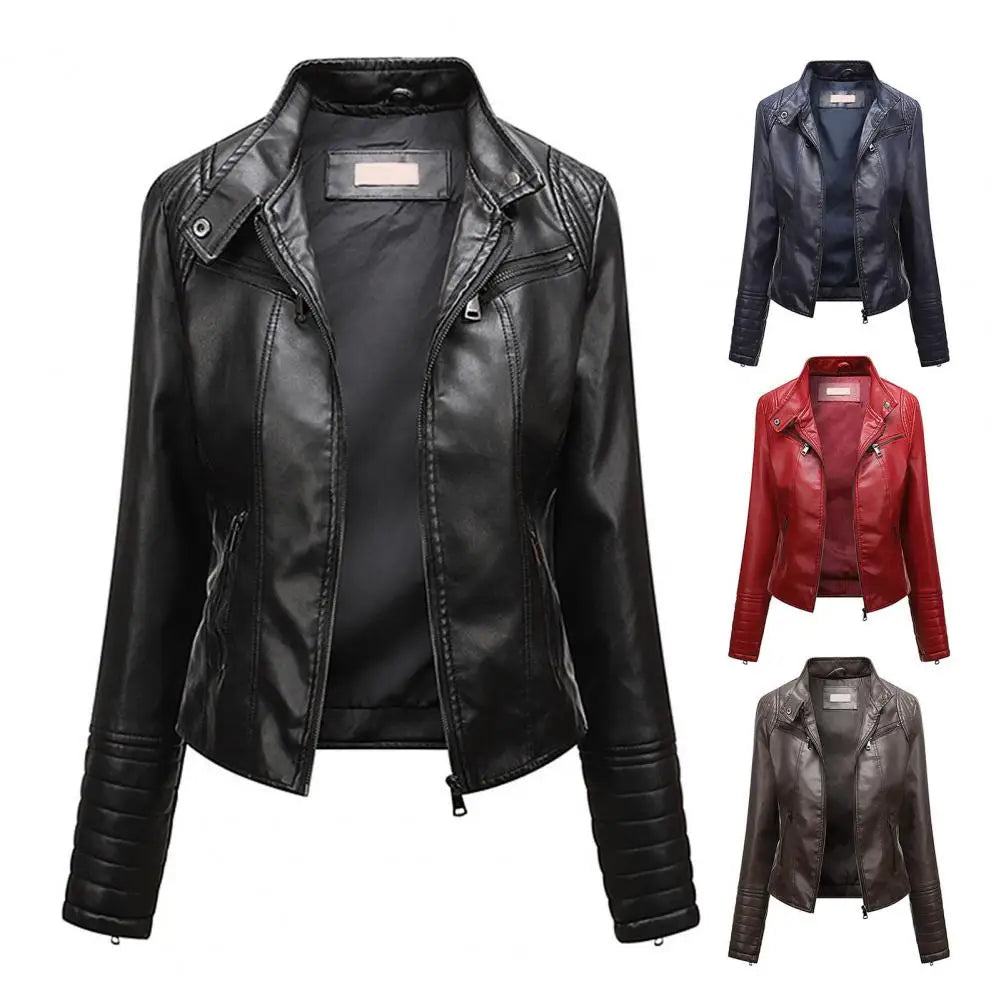 Damen-Lederjacke - Slim Business M2