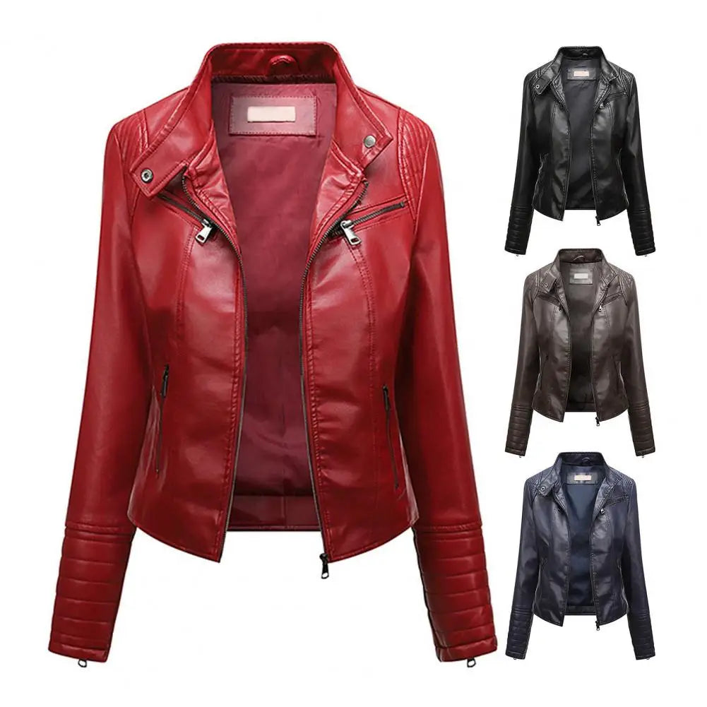 Damen-Lederjacke - Slim Business M2