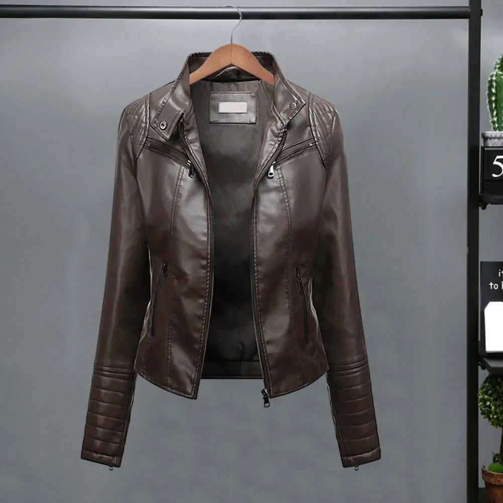 Damen-Lederjacke - Slim Business M2
