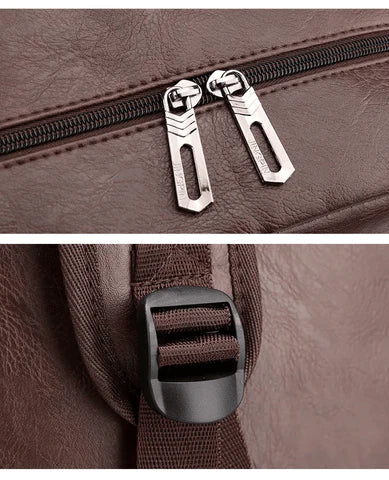 Herren-Lederrucksack – Hermez Premium