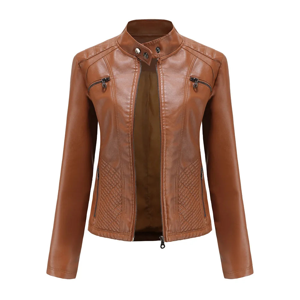 Damen-Echtlederjacke – Premium-Jacke