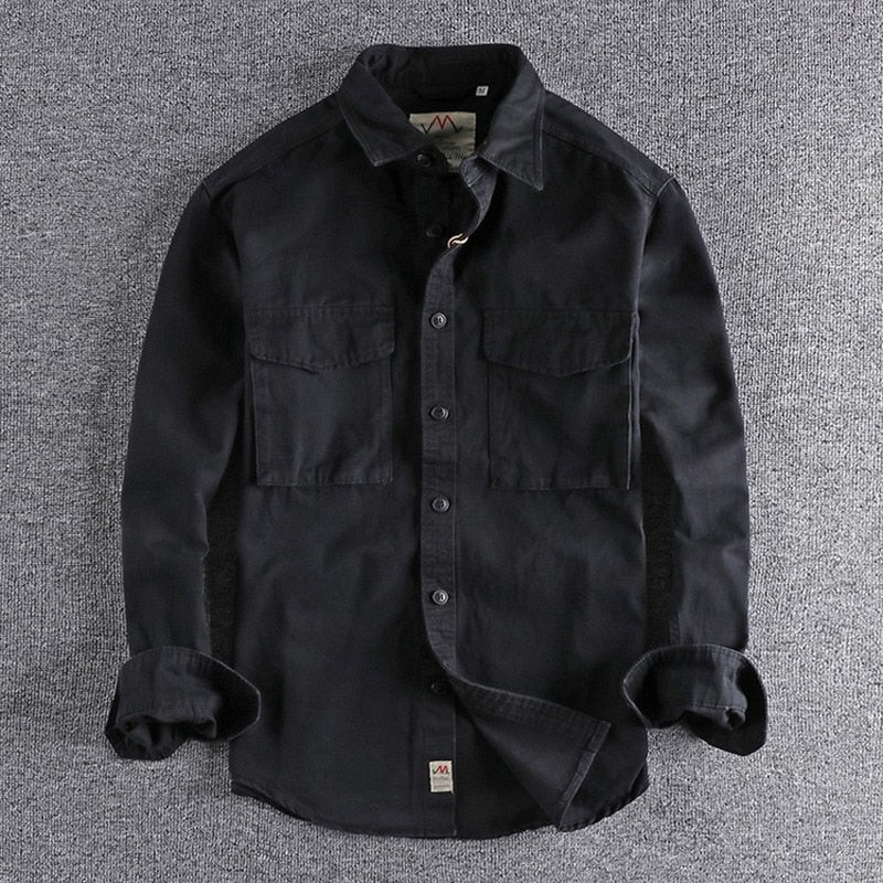 Drakon | Premium Vintage Cargo Shirt for Men