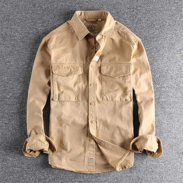 Drakon | Premium Vintage Cargo Shirt for Men