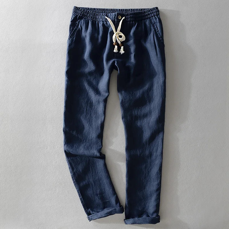 Drakon | Premium Linen Cotton Trousers for Men (Buy 1, Get 1 FREE)