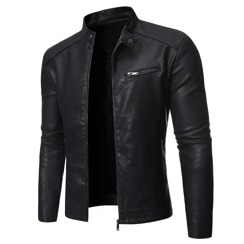Lederjacke für Herren – Slim Fit