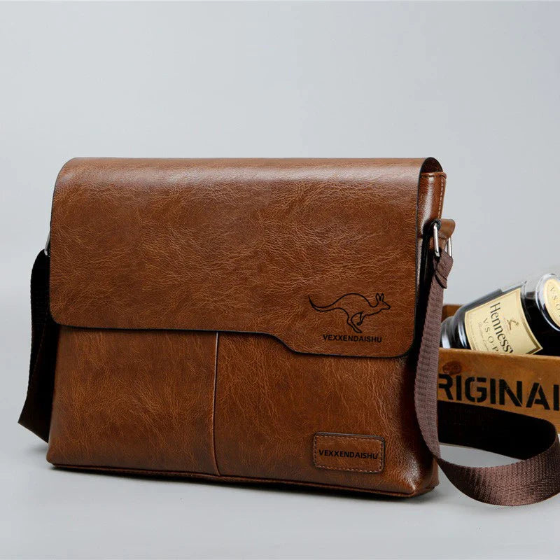 Waixier Premium Genuine Leather Briefcase