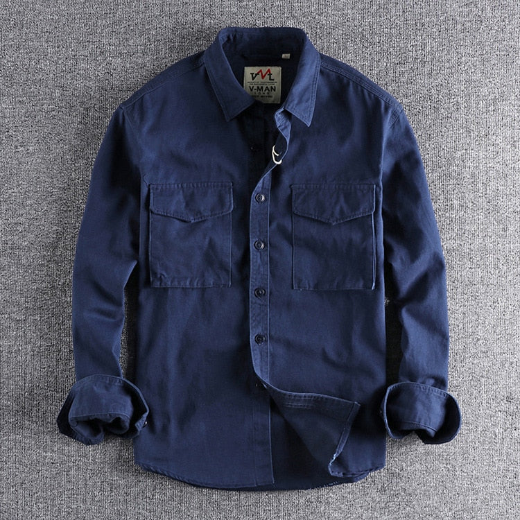 Drakon | Premium Vintage Cargo Shirt for Men