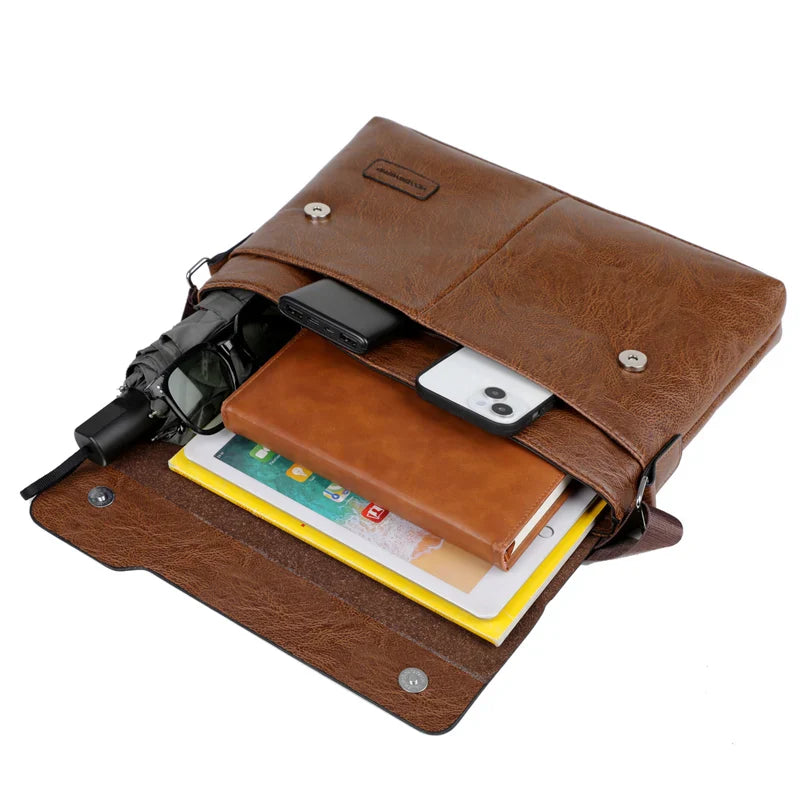 Waixier Premium Genuine Leather Briefcase