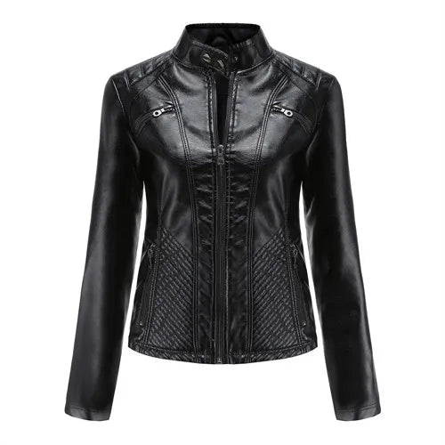 Damen-Echtlederjacke – Premium-Jacke
