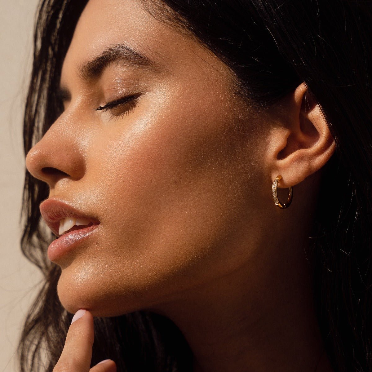 Arielle Creolen, 18 Karat vergoldet