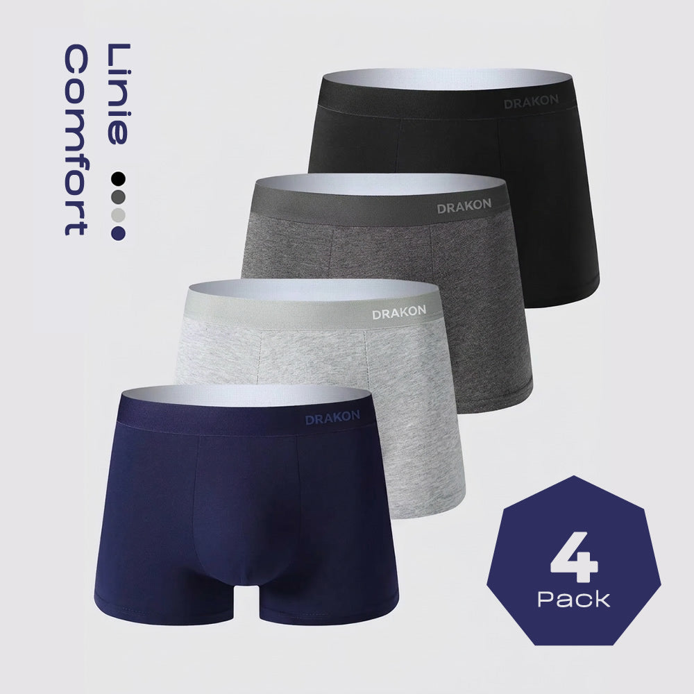 Drakon | Premium Cotton Boxer Briefs (4-Pack)