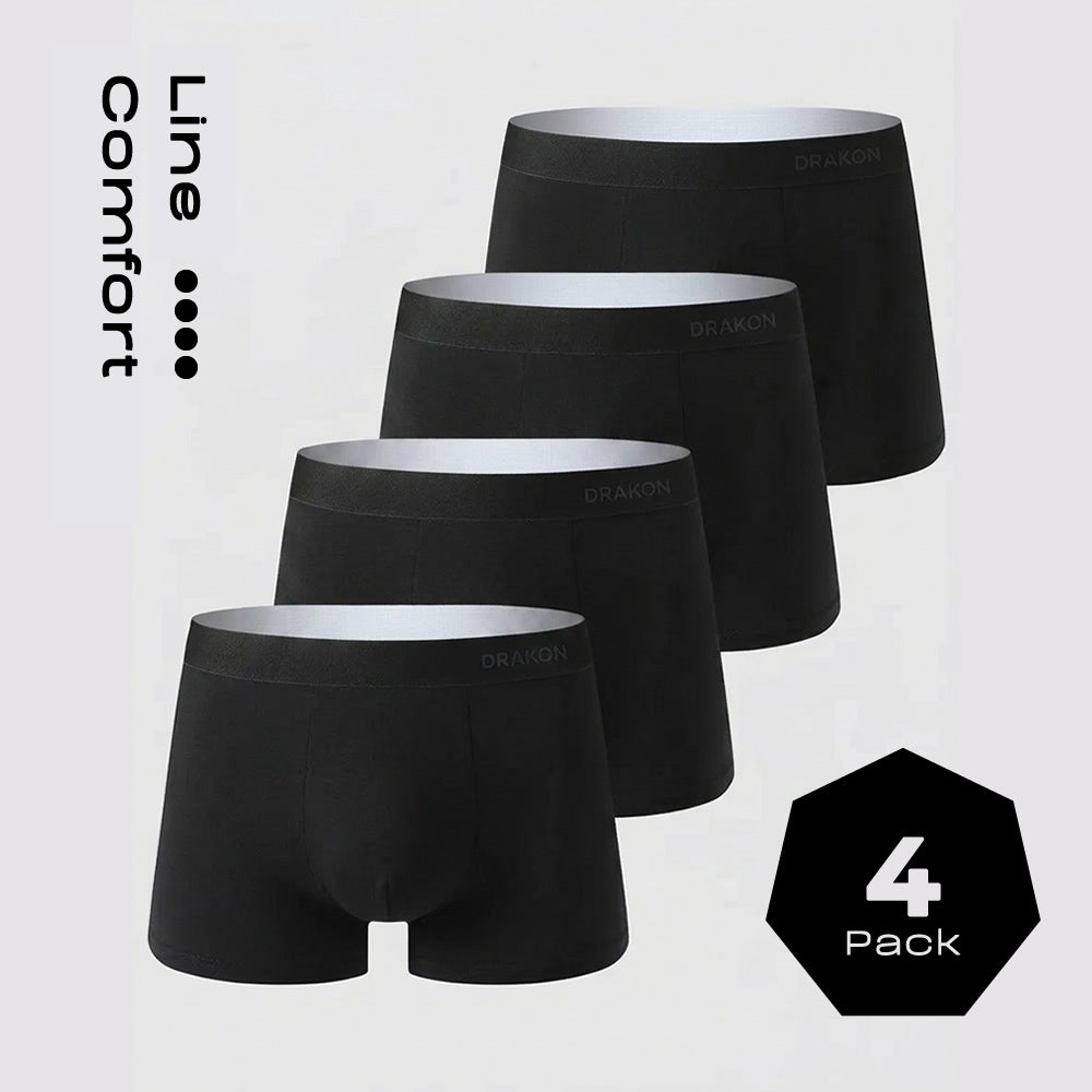 Drakon | Premium Cotton Boxer Briefs (4-Pack)