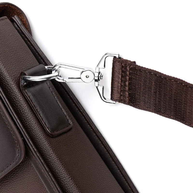 Kangoo Business 2 Men's Leather Briefcase