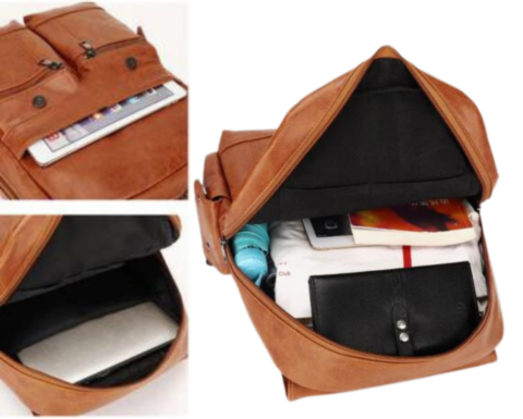Lederrucksack – Premium-Reiseversion