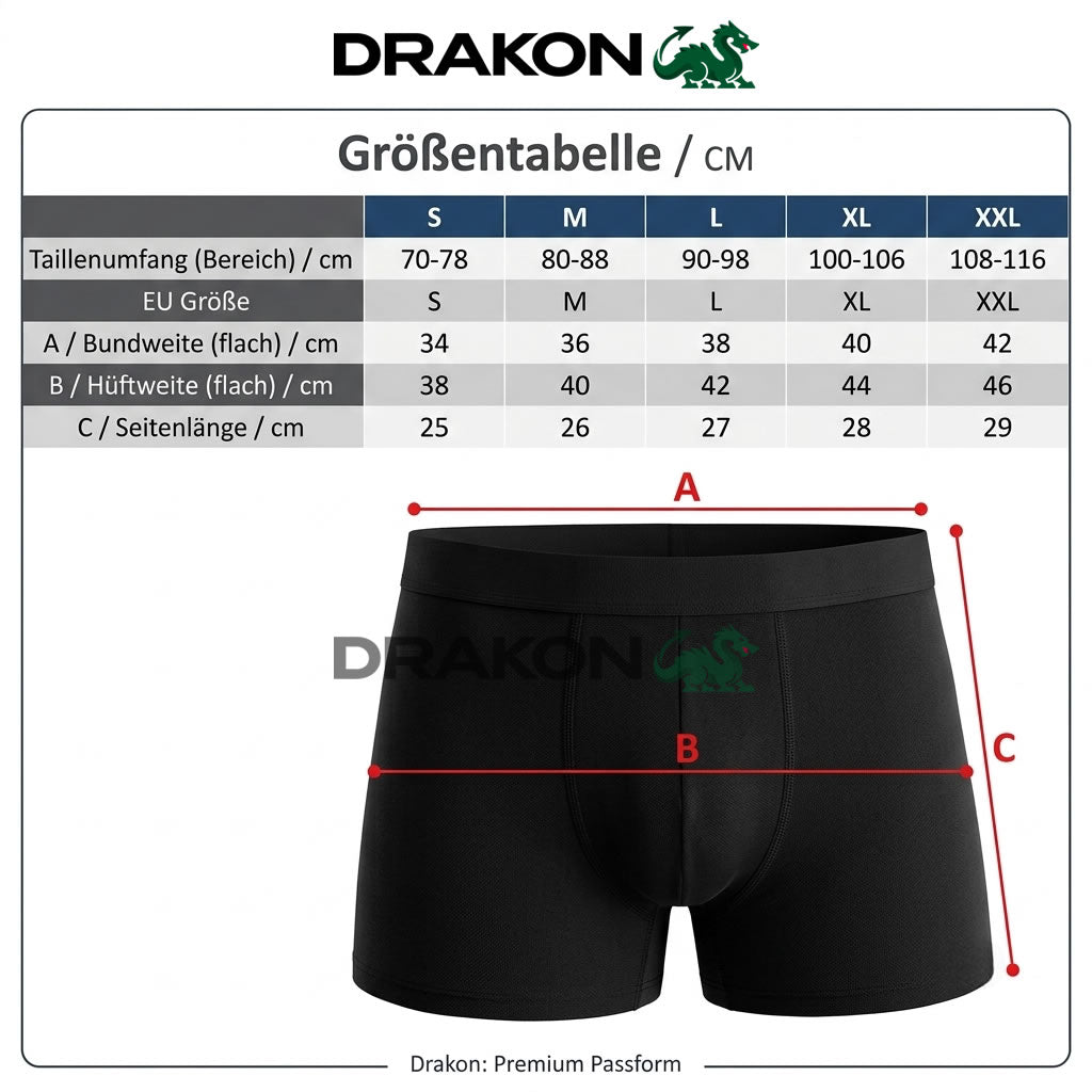 Drakon | Premium Cotton Boxer Briefs (4-Pack)
