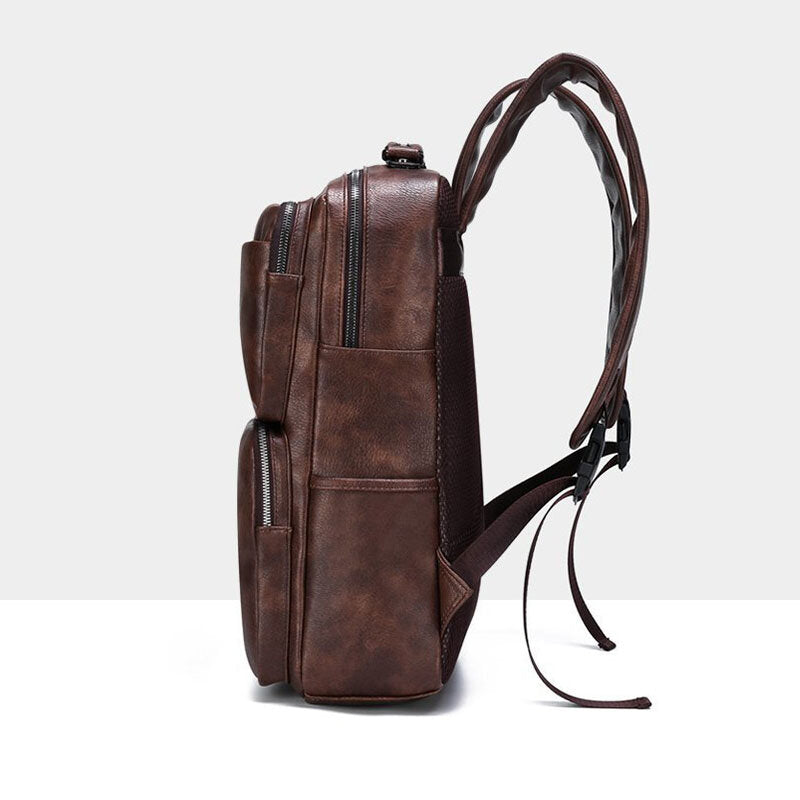 Herrenrucksack aus echtem Leder - Drakon Bag