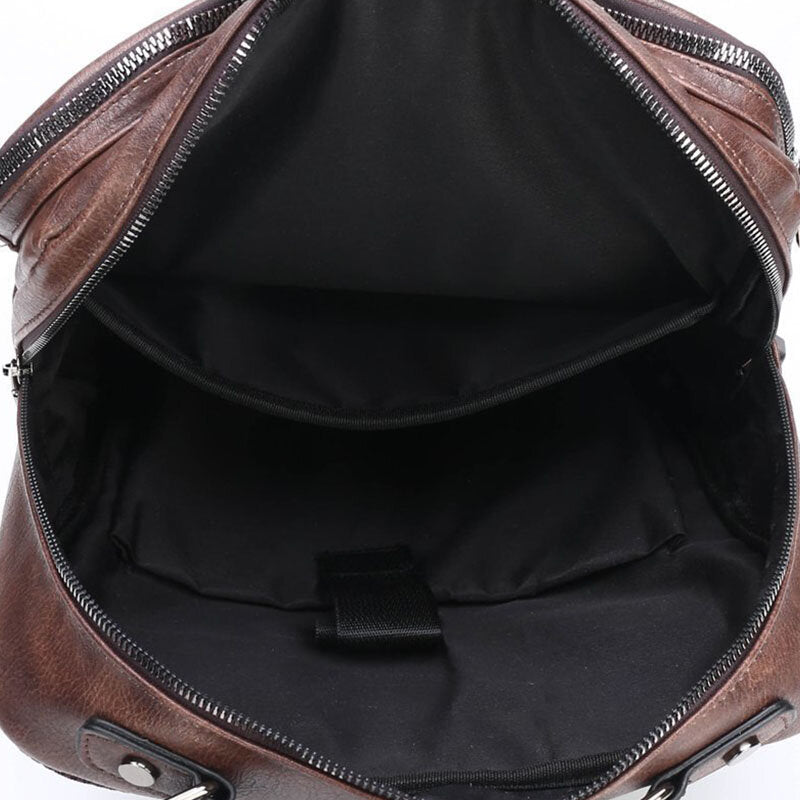 Herrenrucksack aus echtem Leder - Drakon Bag