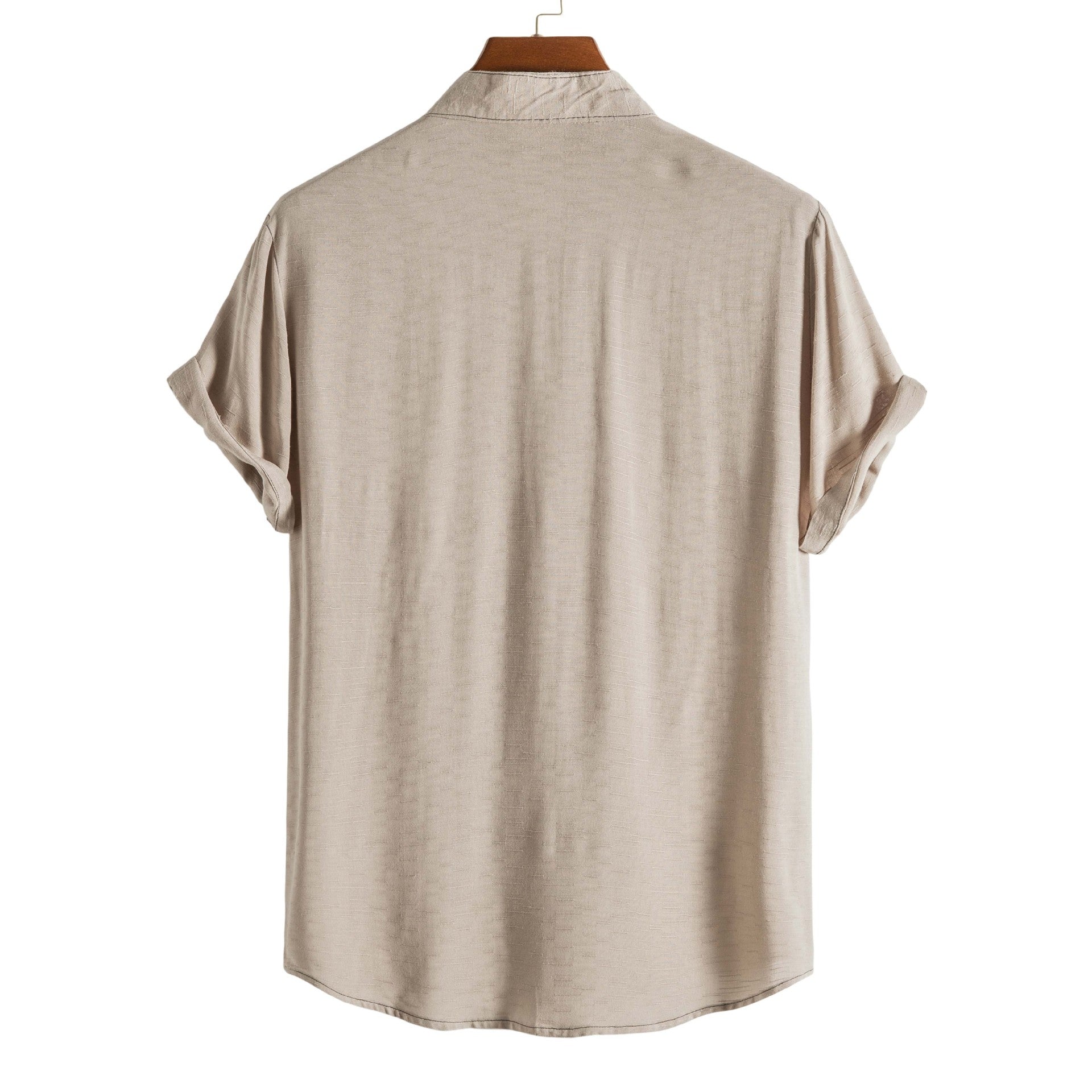 Drakon | Premium Mandarin Collar Short Sleeve Shirt for Men