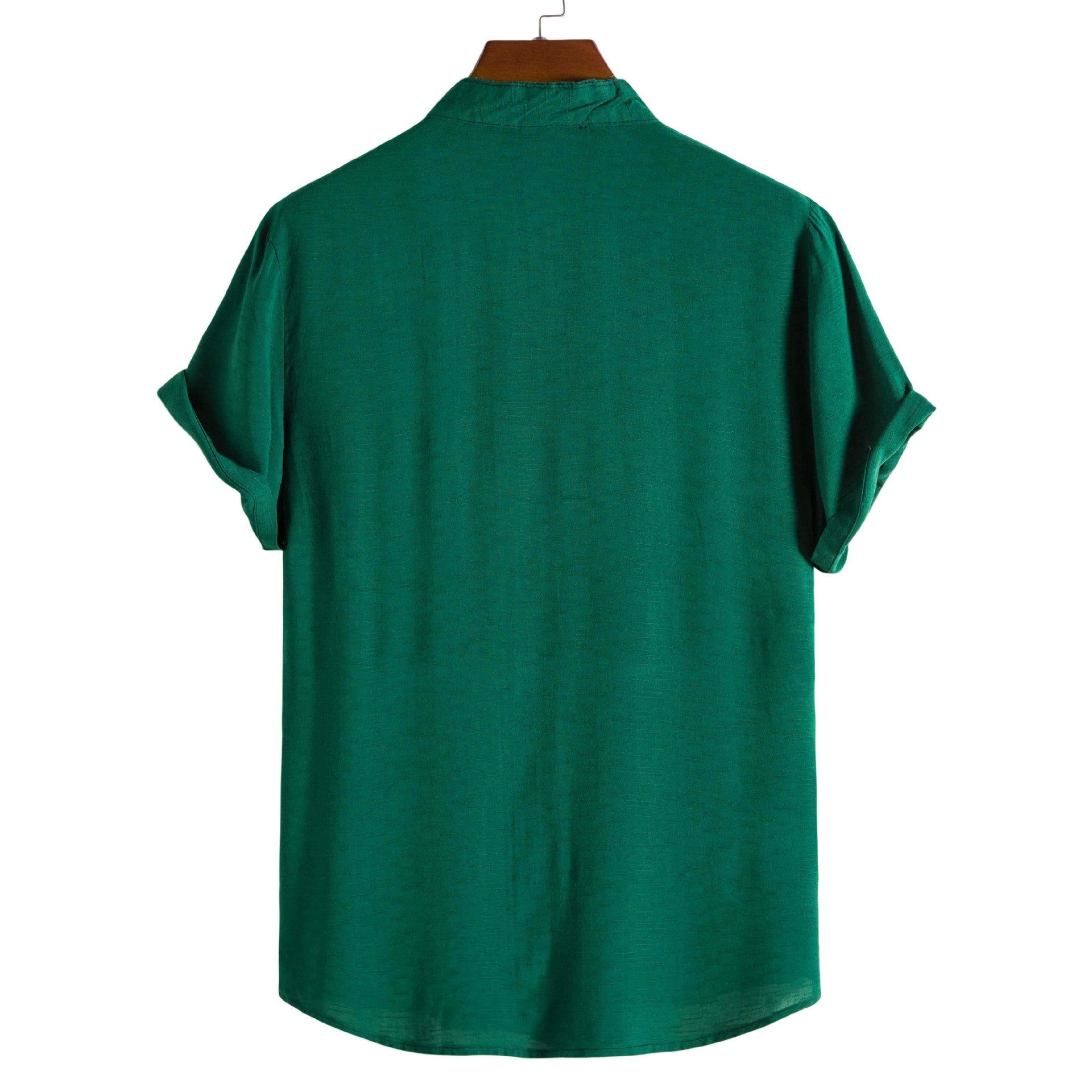 Drakon | Premium Mandarin Collar Short Sleeve Shirt for Men