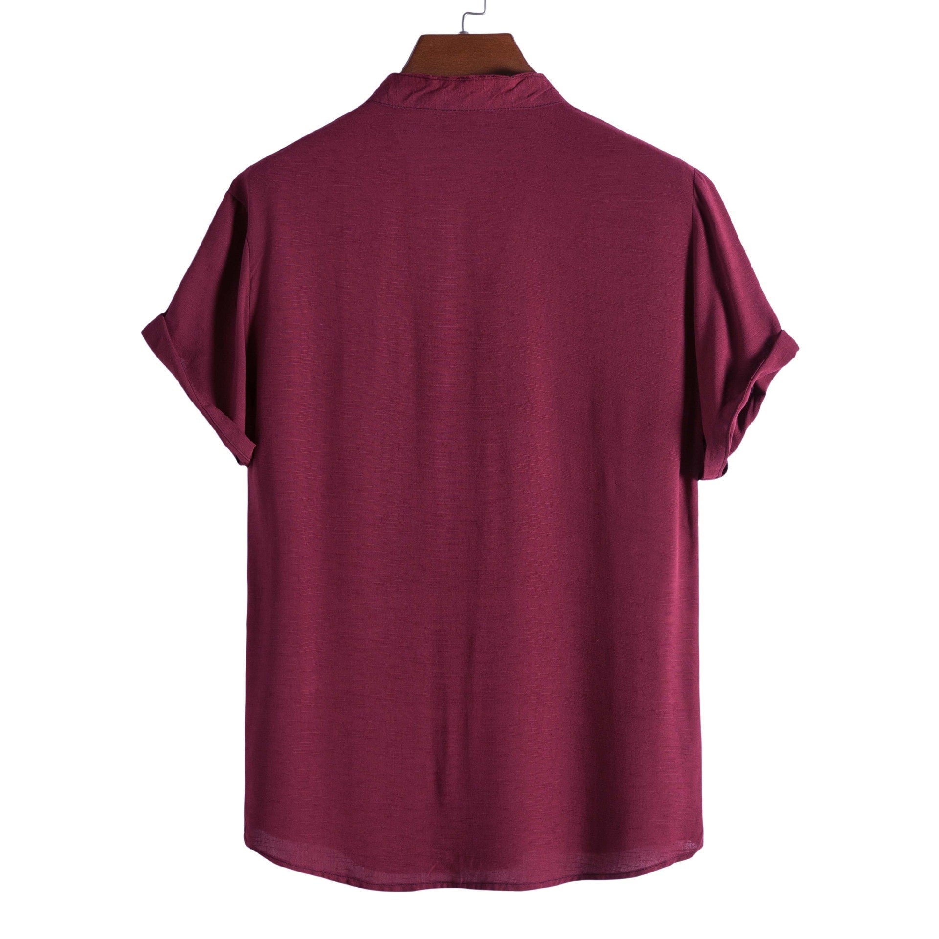 Drakon | Premium Mandarin Collar Short Sleeve Shirt for Men