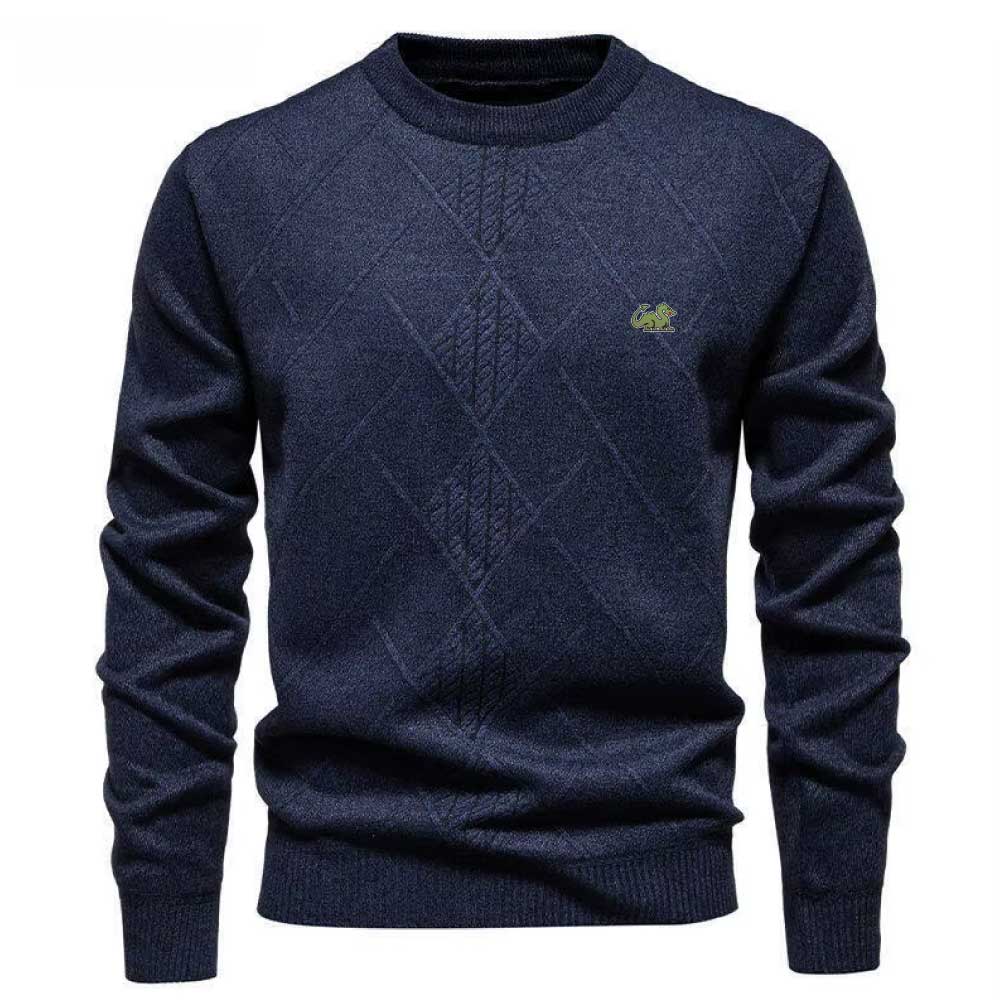 Drakon | Men's Lined Wool Jumper – Warm Crew Neck