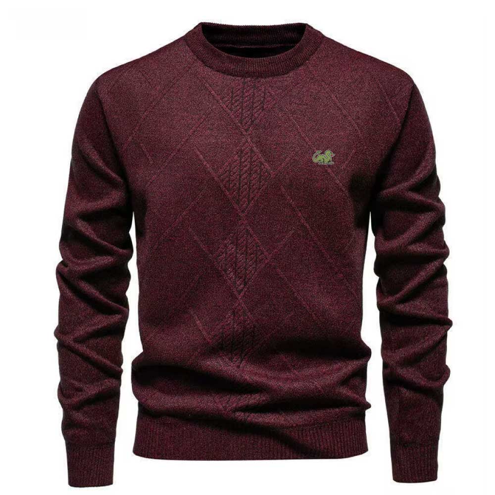Drakon | Men's Lined Wool Jumper – Warm Crew Neck