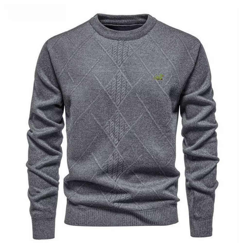 Drakon | Men's Lined Wool Jumper – Warm Crew Neck