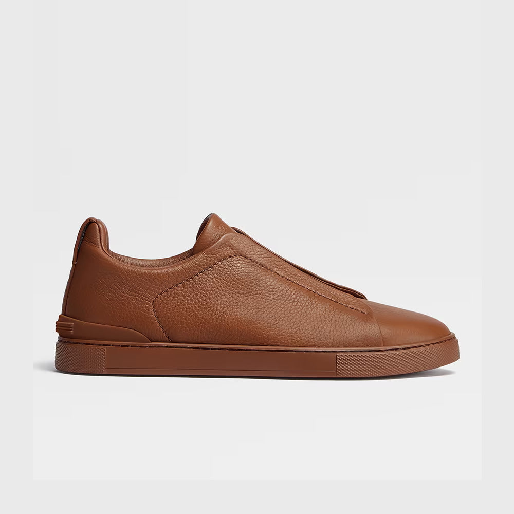 Drakon | Men's Leather Triple Stitch Sneakers