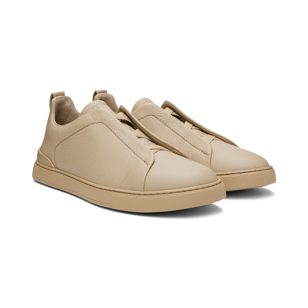 Drakon | Men's Leather Triple Stitch Sneakers