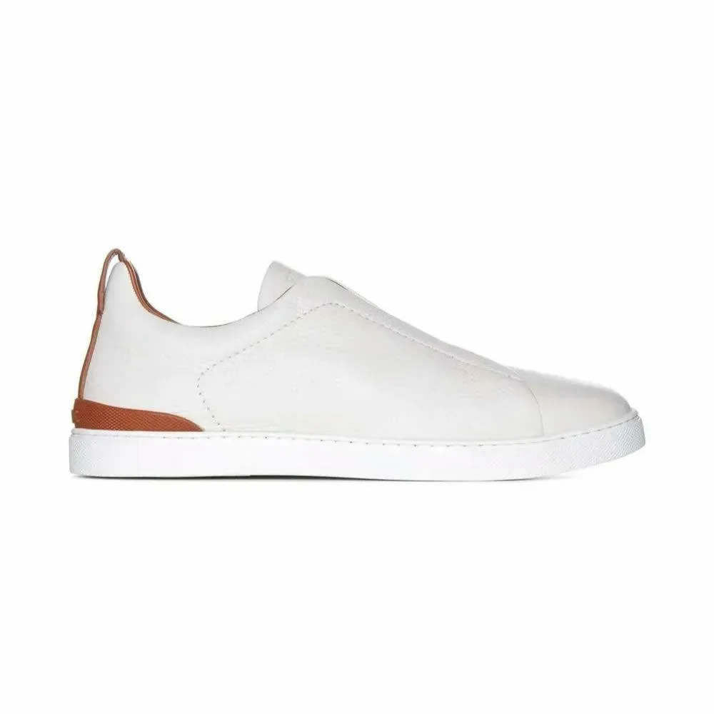 Drakon | Men's Leather Triple Stitch Sneakers