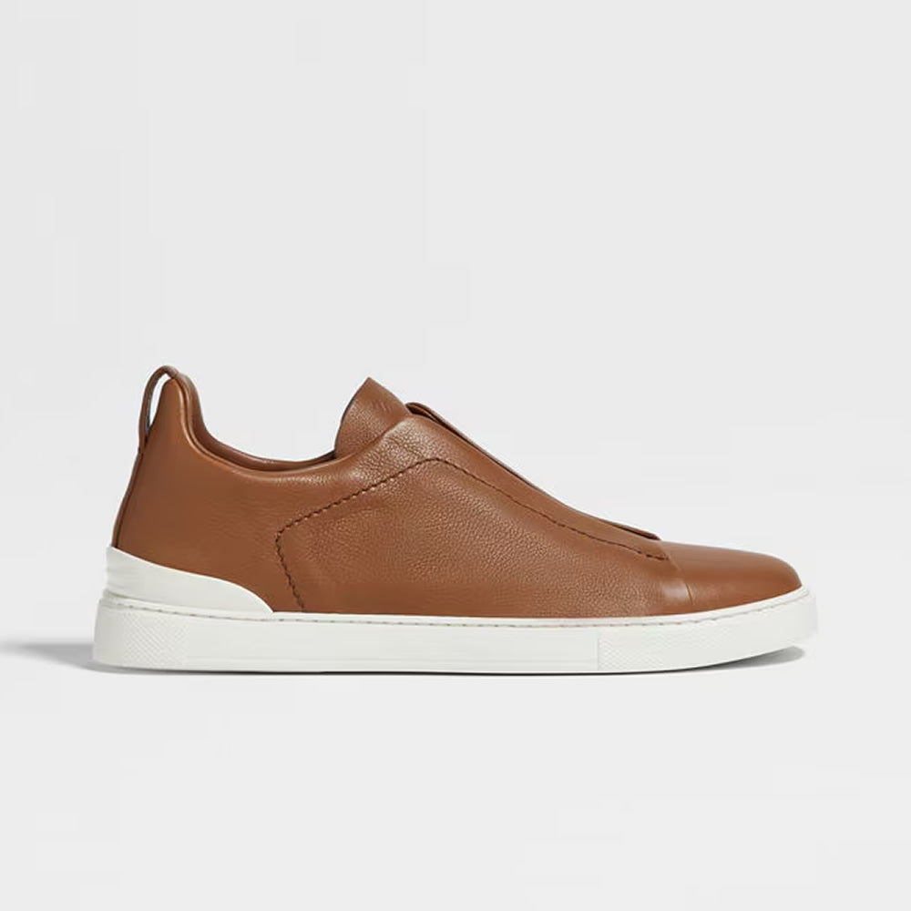 Drakon | Men's Leather Triple Stitch Sneakers