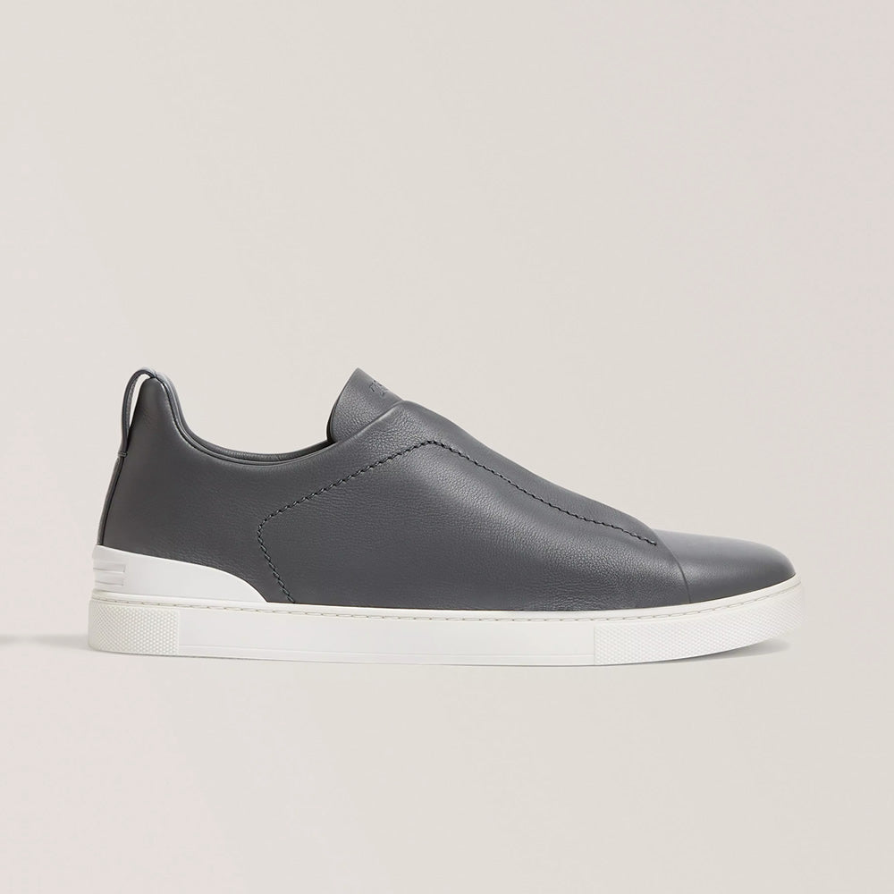 Drakon | Men's Leather Triple Stitch Sneakers
