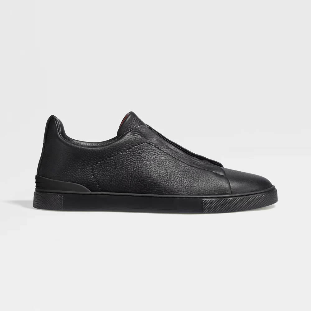 Drakon | Men's Leather Triple Stitch Sneakers