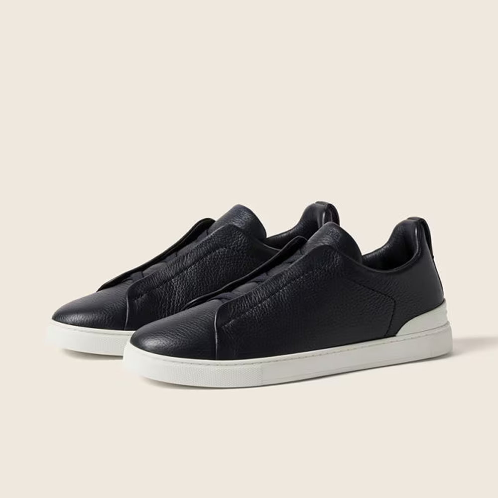 Drakon | Men's Leather Triple Stitch Sneakers