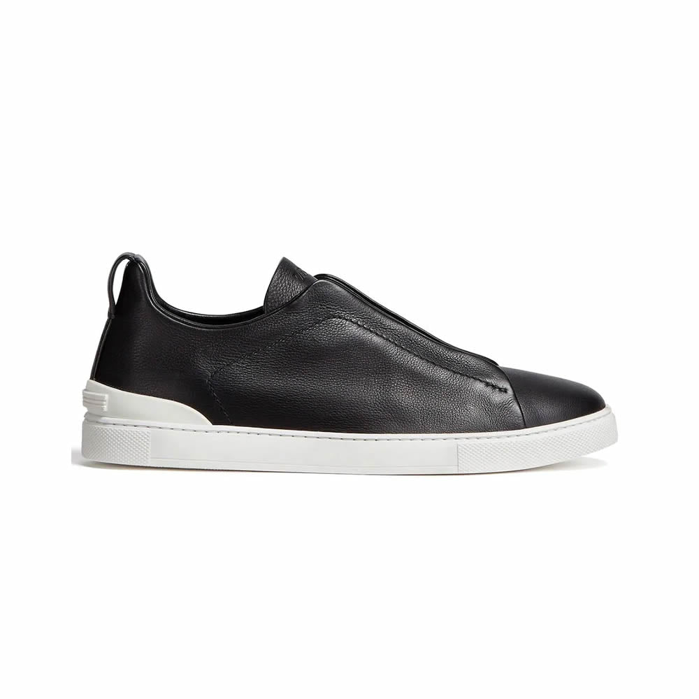 Drakon | Men's Leather Triple Stitch Sneakers